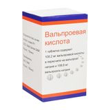Вальпроевая кислота таблетки с пролонг. высвобожд. п/о плен. 300мг 50шт