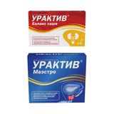 1X Урактив Баланс порошок саше-пакет 2г 10шт + 1X Урактив Маэстро капсулы 0,446г 30шт
