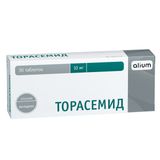 Торасемид таблетки 10мг 30шт Торасемид таблетки 10мг 30шт