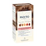 Набор Phyto/Фито: Краска-краска для волос туба 50мл тон 7 Блонд+Молочко фл. 50мл+Маска-защита цвета туба 12мл+Перчатки