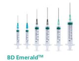 Шприц 3-х компонентный с иглой голубой Emerald BD/БиДи 0,6х25мм 2мл 10шт (303031)