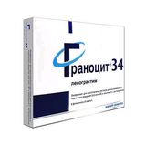 Граноцит 34 лиофилизат для приг. раствора для в/в и п/к введ. 33,6млн.МЕ 5шт+Вода для инъекций 1мл 5шт Граноцит 34 лиофилизат для приг. раствора для в/в и п/к введ. 33,6млн.МЕ 5шт+Вода для инъекций 1мл 5шт