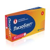 Лизобакт таблетки для рассасывания 30шт Лизобакт таблетки для рассасывания 30шт