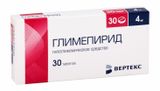 Глимепирид таблетки 4мг 30шт