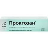 Проктозан мазь для наружного применения 20г