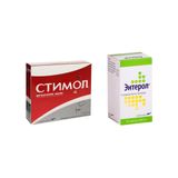Набор 1X Стимол раствор для внутр. прим. 10% 10мл 18 шт. + 1X Энтерол капсулы фл. 250мг 30шт Набор 1X Стимол раствор для внутр. прим. 10% 10мл 18 шт. + 1X Энтерол капсулы фл. 250мг 30шт