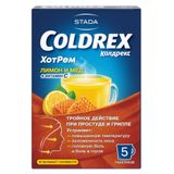 Колдрекс ХотРем вкус меда и лимона порошок для приг. раствора для приема внутрь 5шт