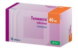 Телмиста таблетки 40мг 28шт Телмиста таблетки 40мг 28шт