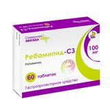 Ребамипид-СЗ таблетки п/о плен. 100мг 60шт Ребамипид-СЗ таблетки п/о плен. 100мг 60шт