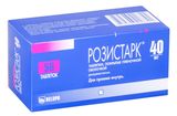 Розистарк таблетки п/о плен. 40мг 56шт Розистарк таблетки п/о плен. 40мг 56шт
