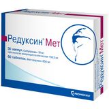 Редуксин МЕТ капсулы 10мг+158,5мг №30 таблетки 850мг 60шт Редуксин МЕТ капсулы 10мг+158,5мг №30 таблетки 850мг 60шт