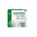 Калмирекс раствор для в/м введ. 100мг/мл+2,5мг/мл 1мл 5шт Калмирекс раствор для в/м введ. 100мг/мл+2,5мг/мл 1мл 5шт