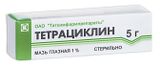 Тетрациклин мазь глазная туба 1% 5г Тетрациклин мазь глазная туба 1% 5г