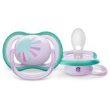 Соска-пустышка силиконовая ортодонтическая с футляром 0-6 мес. Ultra Air Philips Avent (SCF086/04) Соска-пустышка силиконовая ортодонтическая с футляром 0-6 мес. Ultra Air Philips Avent (SCF086/04)