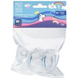 Соска силиконовая молочная средний поток от 3-х мес. Мал Мала Меньше 2шт