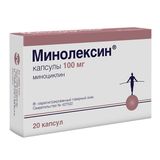 Минолексин капсулы 100мг 20шт Минолексин капсулы 100мг 20шт