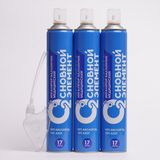 Ингалятор-баллончик мед. с газ. кислород. смесью без маски+Маска мягкая Основной элемент 3шт+1шт 17л