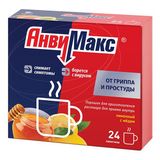 АнвиМакс вкус меда и лимона порошок для приг. раствора для приема внутрь саше 5г 24шт
