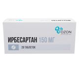 Ирбесартан таблетки п/о плен. 150мг 28шт Ирбесартан таблетки п/о плен. 150мг 28шт