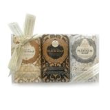 Набор Luxury Nesti Dante/Нести Данте: Мыло золотое+платиновое+черное 250г 3шт