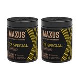 2Х Презервативы точечно-ребристые текстурированные Special Maxus/Максус 12шт