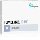 Торасемид таблетки 10мг 30шт Торасемид таблетки 10мг 30шт