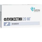 Флуоксетин капсулы 20мг 20шт Флуоксетин капсулы 20мг 20шт
