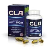 Линолевая кислота конъюгированная CLA 600мг RealCaps капсулы 1050мг 60шт Линолевая кислота конъюгированная CLA 600мг RealCaps капсулы 1050мг 60шт