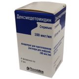 Дексмедетомидин конц. д/приг. р-ра д/инф. 100мкг/мл 2мл 4шт Дексмедетомидин конц. д/приг. р-ра д/инф. 100мкг/мл 2мл 4шт