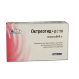 Октреотид-депо лиофилизат для приг. суспензии для в/м введ. пролонгированного действия 20мг+Растворитель