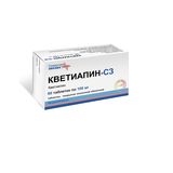 Кветиапин таблетки п/о плен. 100мг 60шт