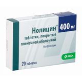 Нолицин таб п/о плен. 400мг 20шт