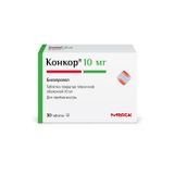 Конкор таблетки п/о плен. 10мг 30шт