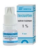 Пилокарпин капли глазные 1% 5мл