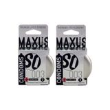 2Х Презервативы экстремально тонкие гладкие 003 Maxus/Максус 3шт