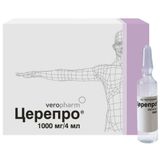 Церепро раствор для в/в и в/м введ. 250мг/мл 4мл 5шт