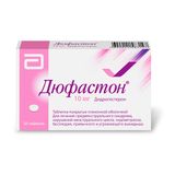 Дюфастон таблетки, покрытые оболочкой 10мг 20шт Дюфастон таблетки, покрытые оболочкой 10мг 20шт