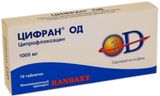 Цифран ОД таблетки с пролонг. высвобожд. п/о плен. 1000мг 10шт Цифран ОД таблетки с пролонг. высвобожд. п/о плен. 1000мг 10шт
