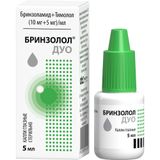 Бринзолол Дуо капли глазные (10мг+5мг)/мл 5мл