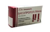 Бисопролол-Прана таблетки п/о плен. 10мг 30шт