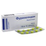Фуразолидон таблетки 50мг 10шт Фуразолидон таблетки 50мг 10шт