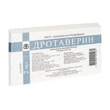 Дротаверин раствор для инъекций 20мг/мл 2мл 10шт