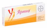 Ярина таблетки п/о плен. 3мг+0,03мг 21шт Ярина таблетки п/о плен. 3мг+0,03мг 21шт