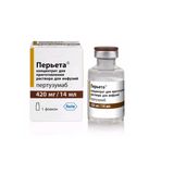 Перьета концентрат для приг. раствора для инфузий 420мг/14мл
