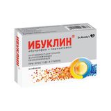 Ибуклин таблетки п/о плен. 400мг+325мг 10шт Ибуклин таблетки п/о плен. 400мг+325мг 10шт