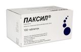 Паксил таблетки п/о плен. 20мг 100шт Паксил таблетки п/о плен. 20мг 100шт