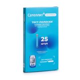 Тест-полоски для глюкометра ПГКЭ-03 Экспресс Сателлит 25шт