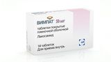 Вимпат таблетки п/о плен. 50мг 14шт Вимпат таблетки п/о плен. 50мг 14шт