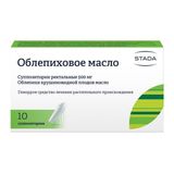 Облепиховое масло суппозитории ректальные 500мг 10шт