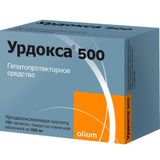 Урдокса 500 таблетки п/о плен. 500мг 100шт Урдокса 500 таблетки п/о плен. 500мг 100шт